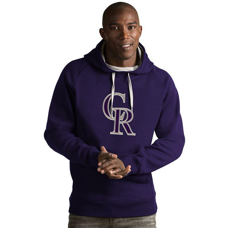 Mens Antigua Colorado Rockies Victory Logo Hoodie Product Image