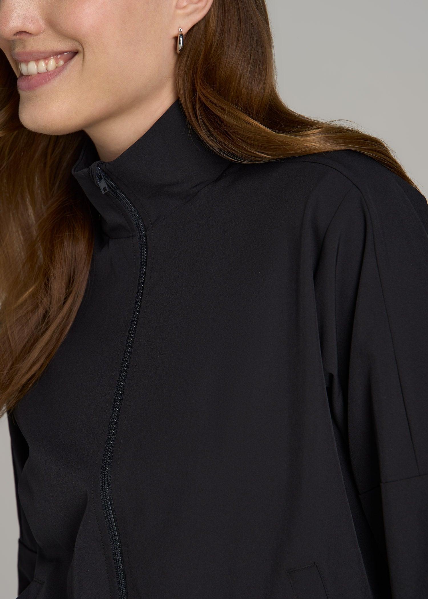 Layer Up Tall Women's Jacket in Black Product Image