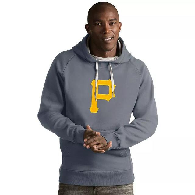 Mens Antigua Pittsburgh Pirates Victory Logo Hoodie Product Image