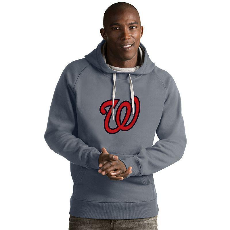 Mens Antigua Washington Nationals Victory Logo Hoodie Product Image