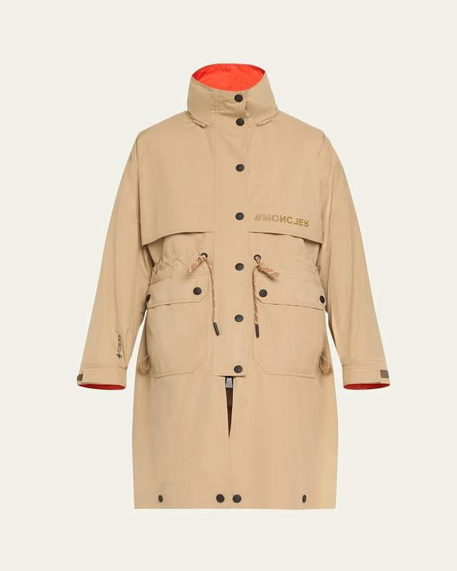 Seigne Water-Repellent Long Parka Jacket Product Image