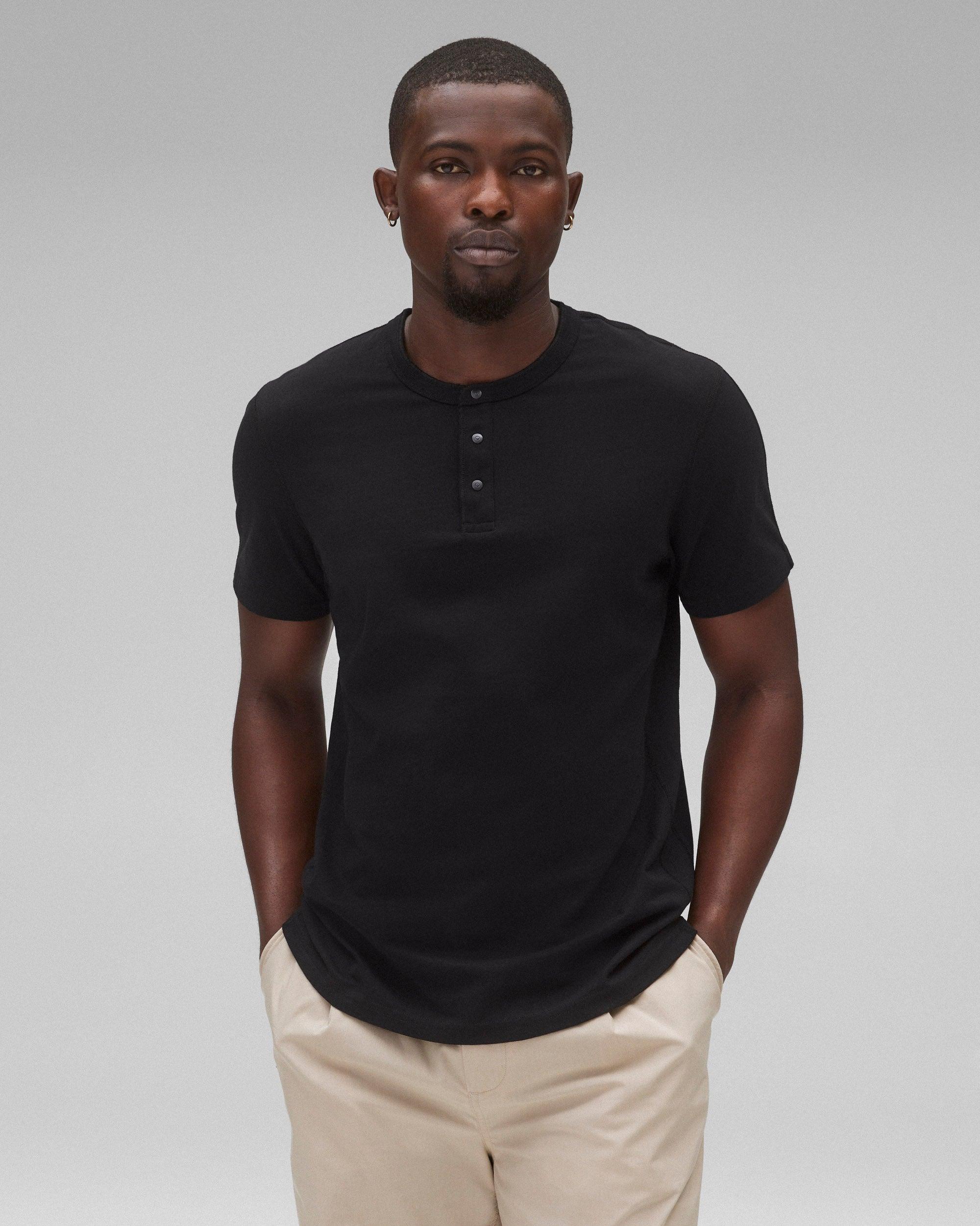 Lightweight Jersey Henley Male Product Image