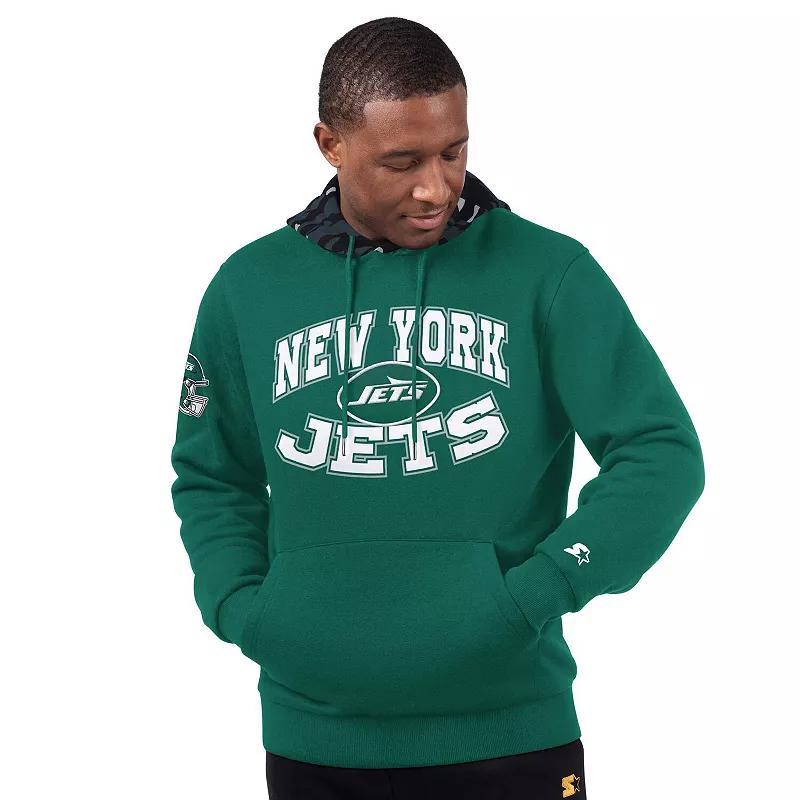 Mens Starter New York Jets Thursday Night Gridiron Pullover Hoodie Product Image