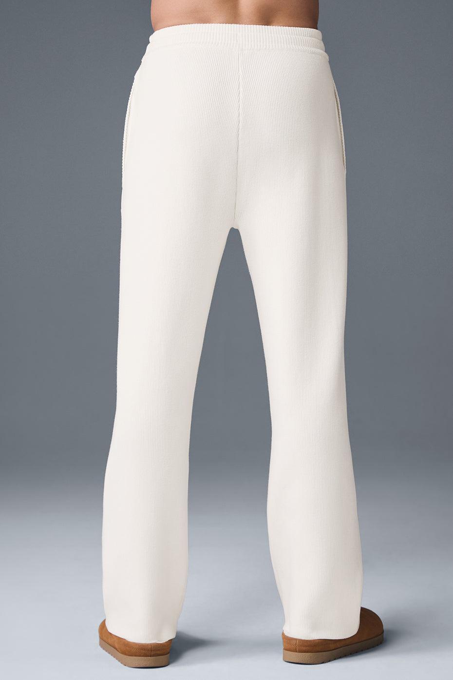 Scholar Straight Leg Sweatpant - Ivory Product Image