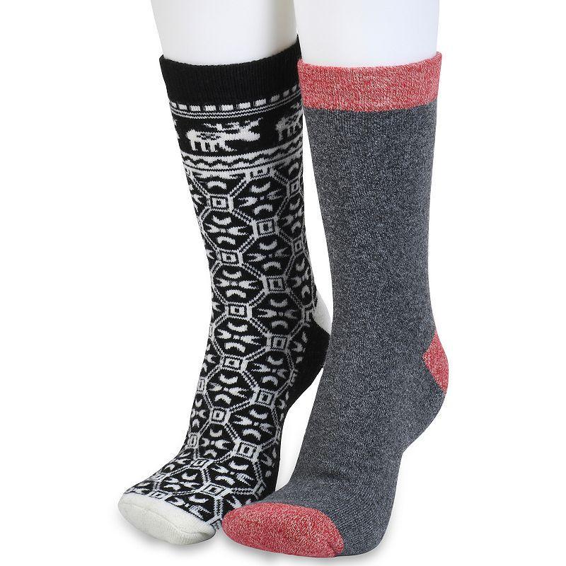 Womens GaaHuu 2 Pack Cushioned Thermal Socks Product Image