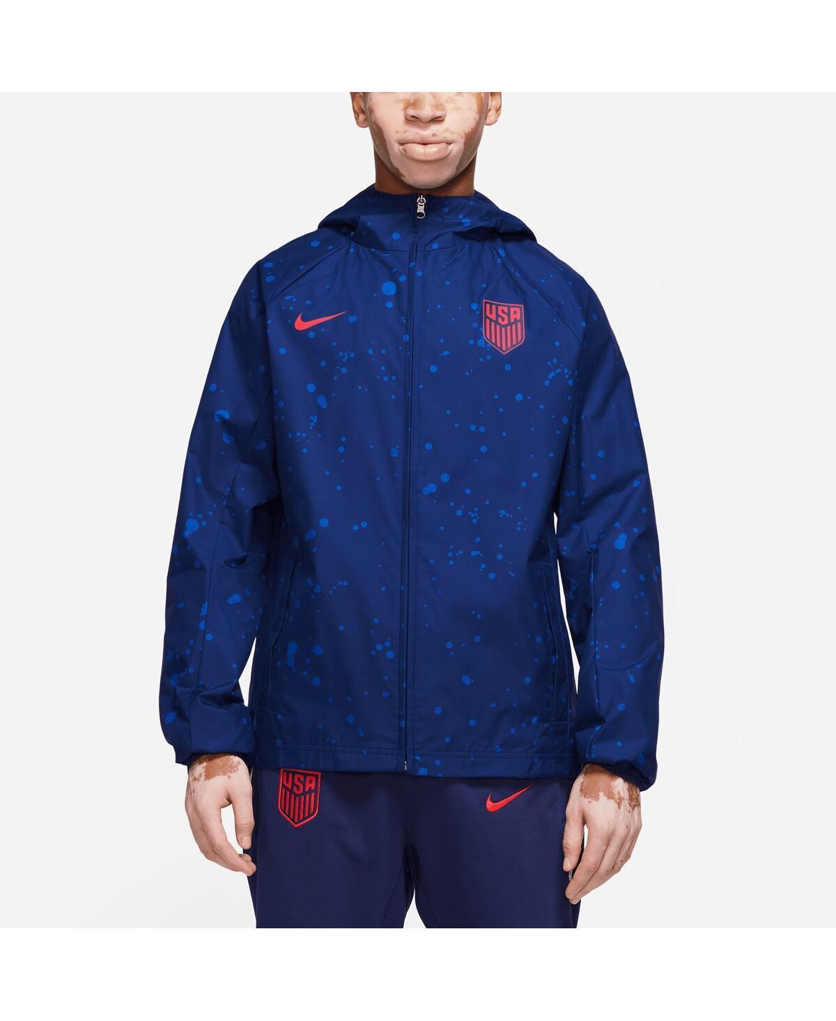 NIKE Men's U.s. Awf Full-zip Soccer Jacket In Blue Product Image