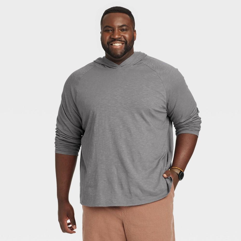 Mens Big & Tall Raglan Sleeve Crewneck Pullover Sweatshirt - Goodfellow & Co 3XL Product Image