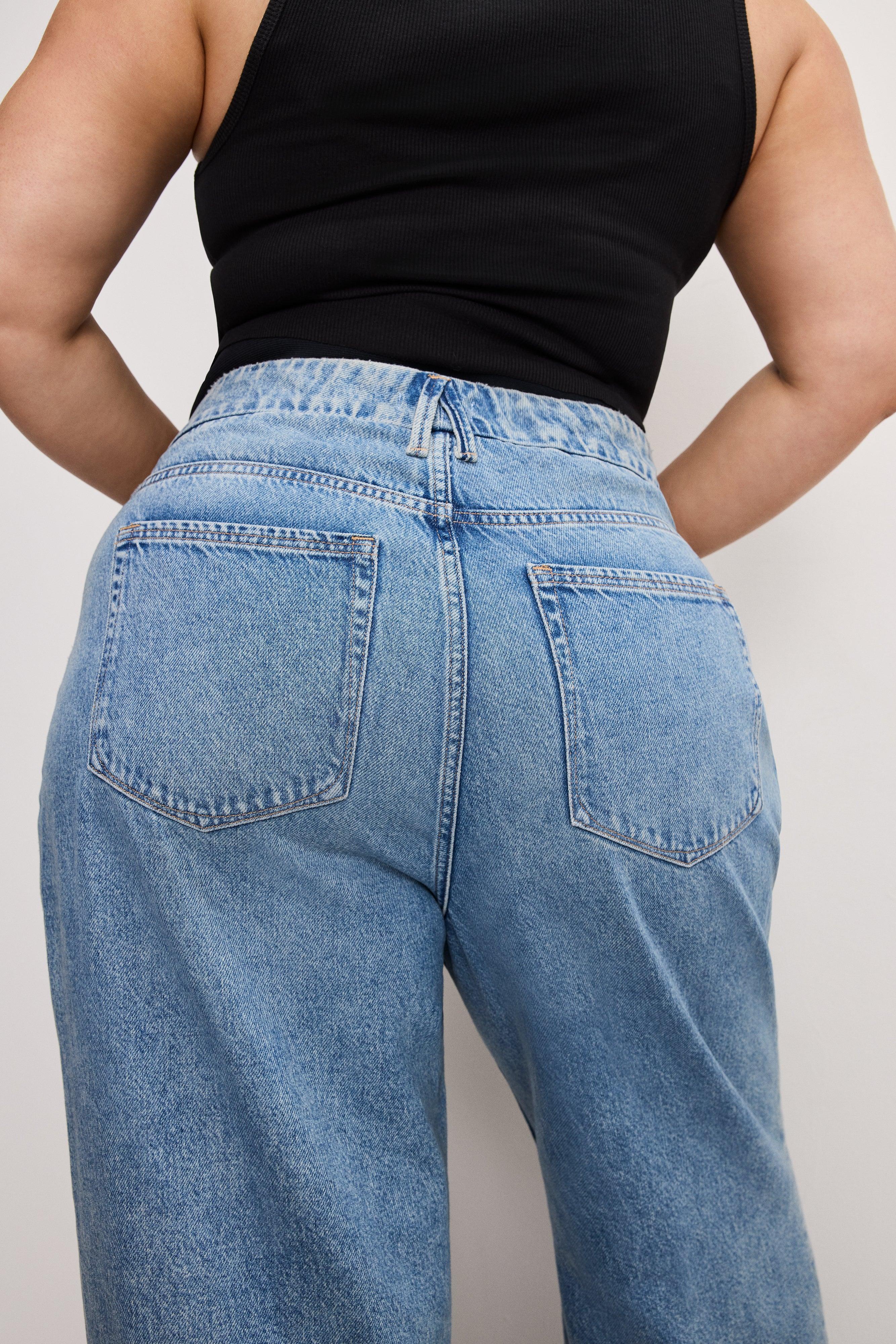 WIDE LEG SOLUTION JEANS | INDIGO739 Product Image