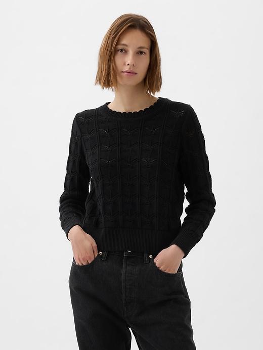 Pointelle Sweater Product Image