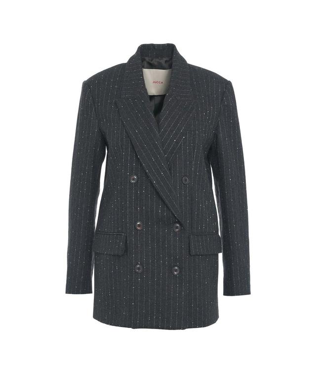 Double-breasted blazer in wool blend Product Image