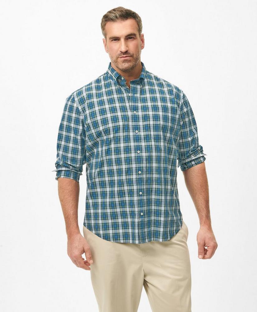 Big & Tall Friday Shirt, Poplin  Tartan Product Image