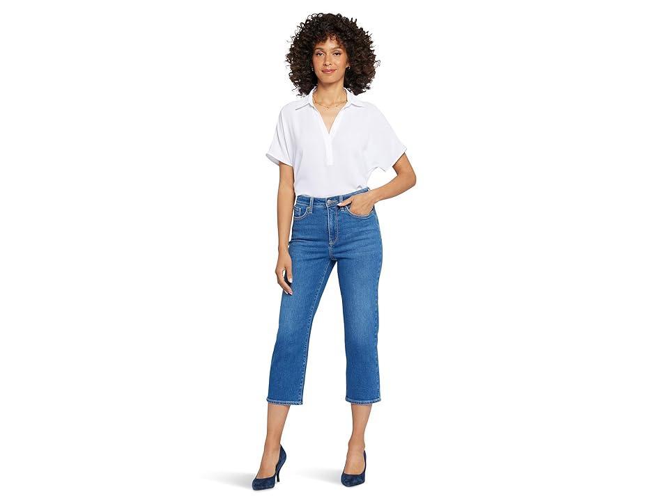 NYDJ Joni High-Rise Relaxed Capri (Rockford) Women's Jeans Product Image