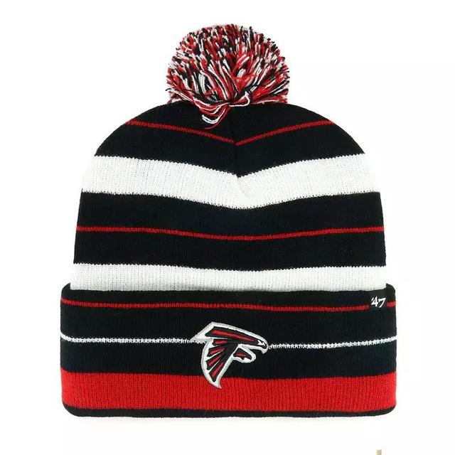 Mens 47 Atlanta Falcons Powerline Cuffed Knit Hat with Pom Product Image