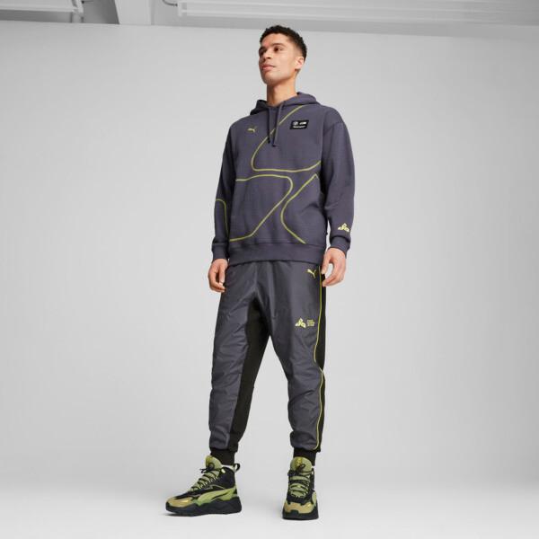 PUMA BMW M Motorsport Men's Statement Hoodie in Galactic Grey Product Image