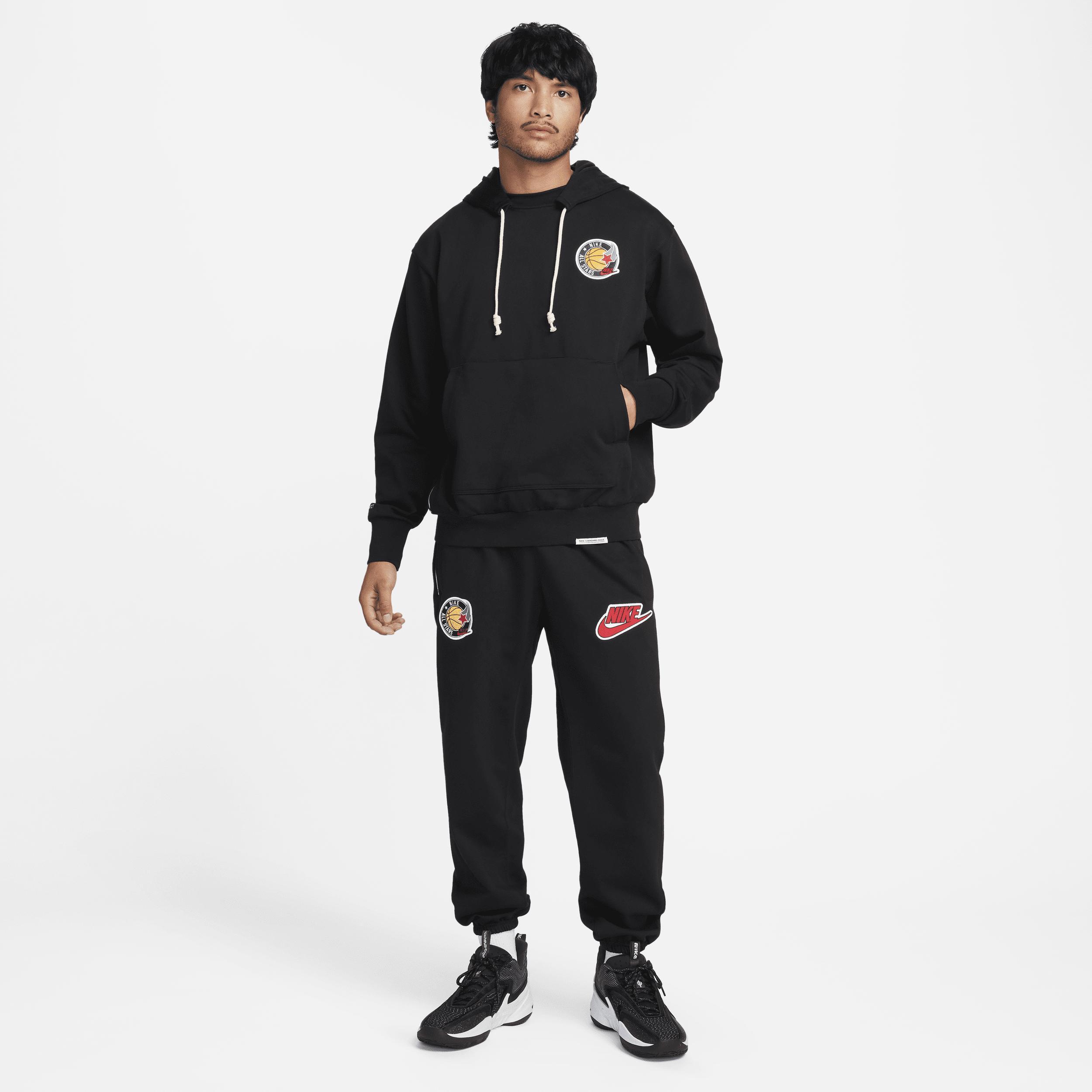 Nike Men's Standard Issue Dri-FIT French Terry Pullover Basketball Hoodie Product Image