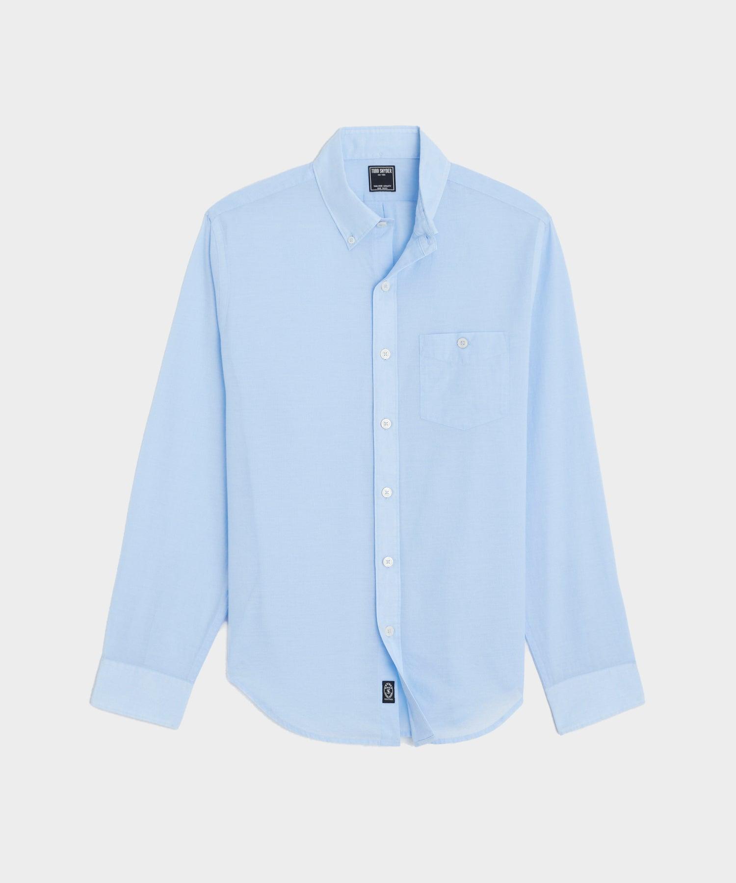 Slim Fit Summerweight Favorite Shirt in Blue Product Image