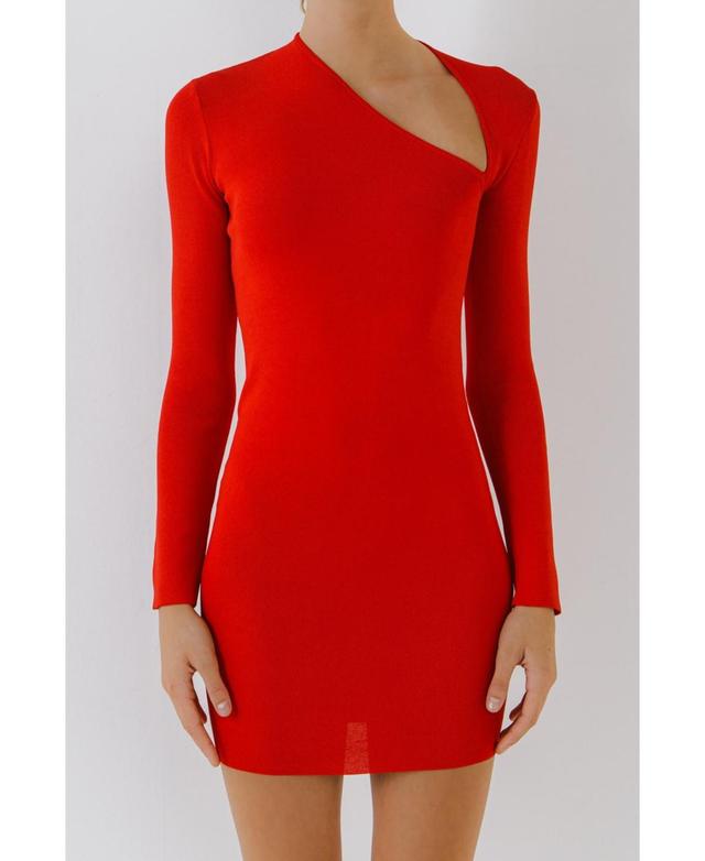 endless rose Womens Cut out Long Sleeve Mini Dress Product Image