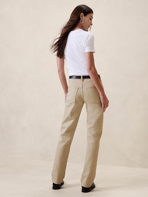 High-Rise Straight Jean Product Image