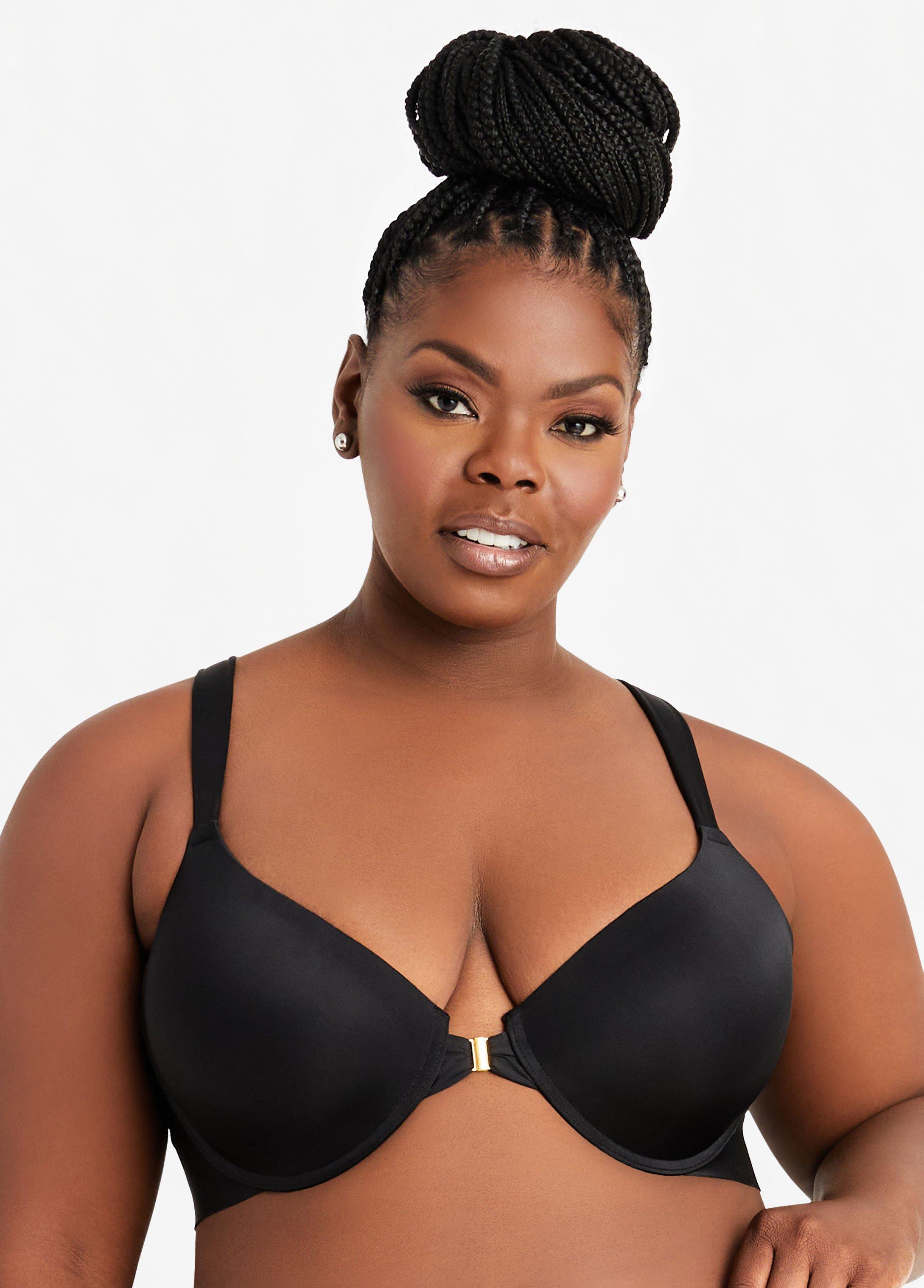 Plus Size Front Close Racerback Bra Ashley Stewart Product Image