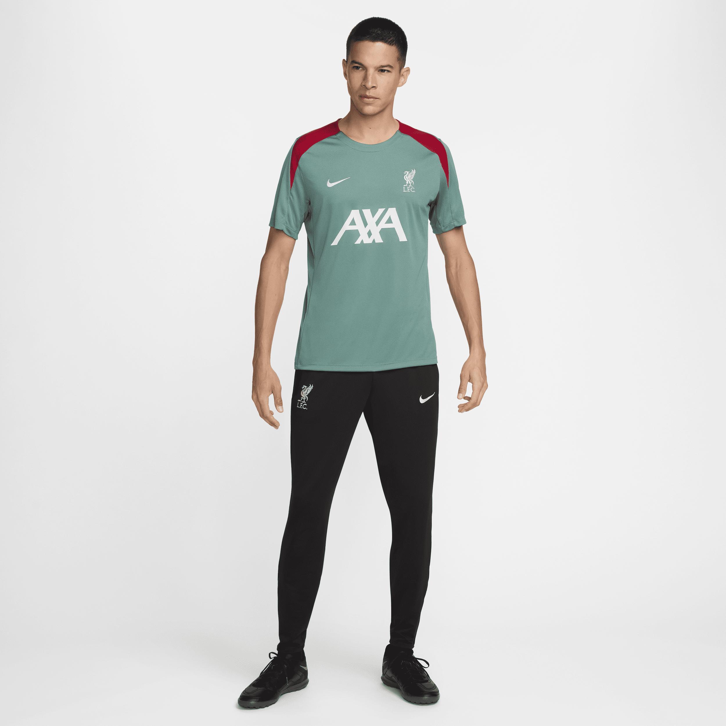 Mens Nike Green Liverpool 2024/25 Strike Performance Top Product Image