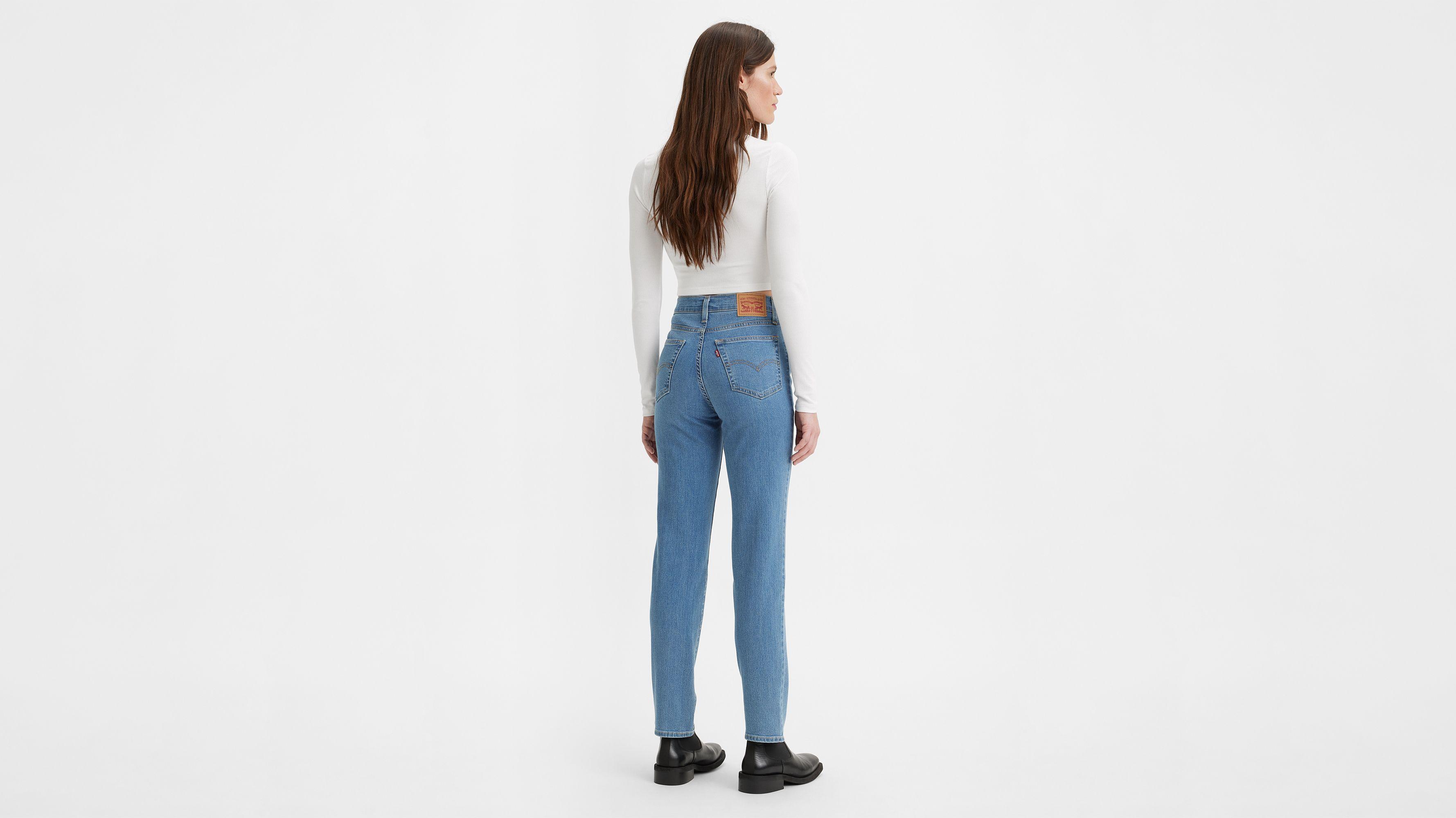 Levi's High Rise Slim Straight Cropped Women's Jeans Product Image