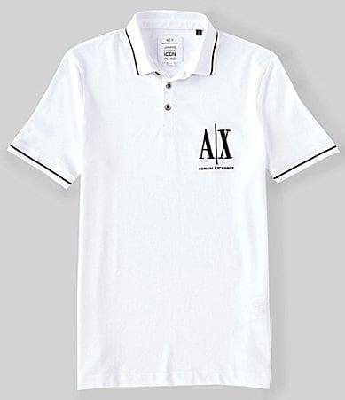 Armani Exchange Icon Short Sleeve Polo Shirt Product Image