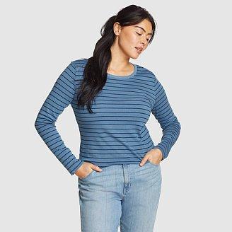 Women's Favorite Long-Sleeve Crew T-Shirt - Stripe Product Image