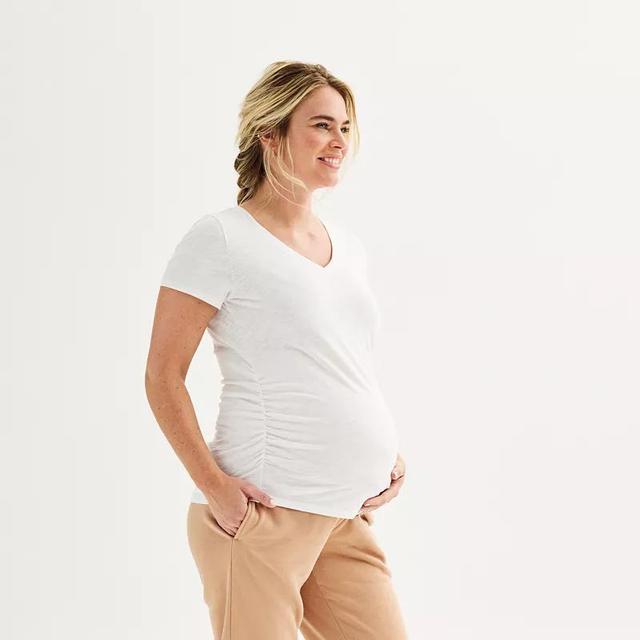 Maternity Sonoma Goods For Life Essential V-Neck Tee, Womens Product Image