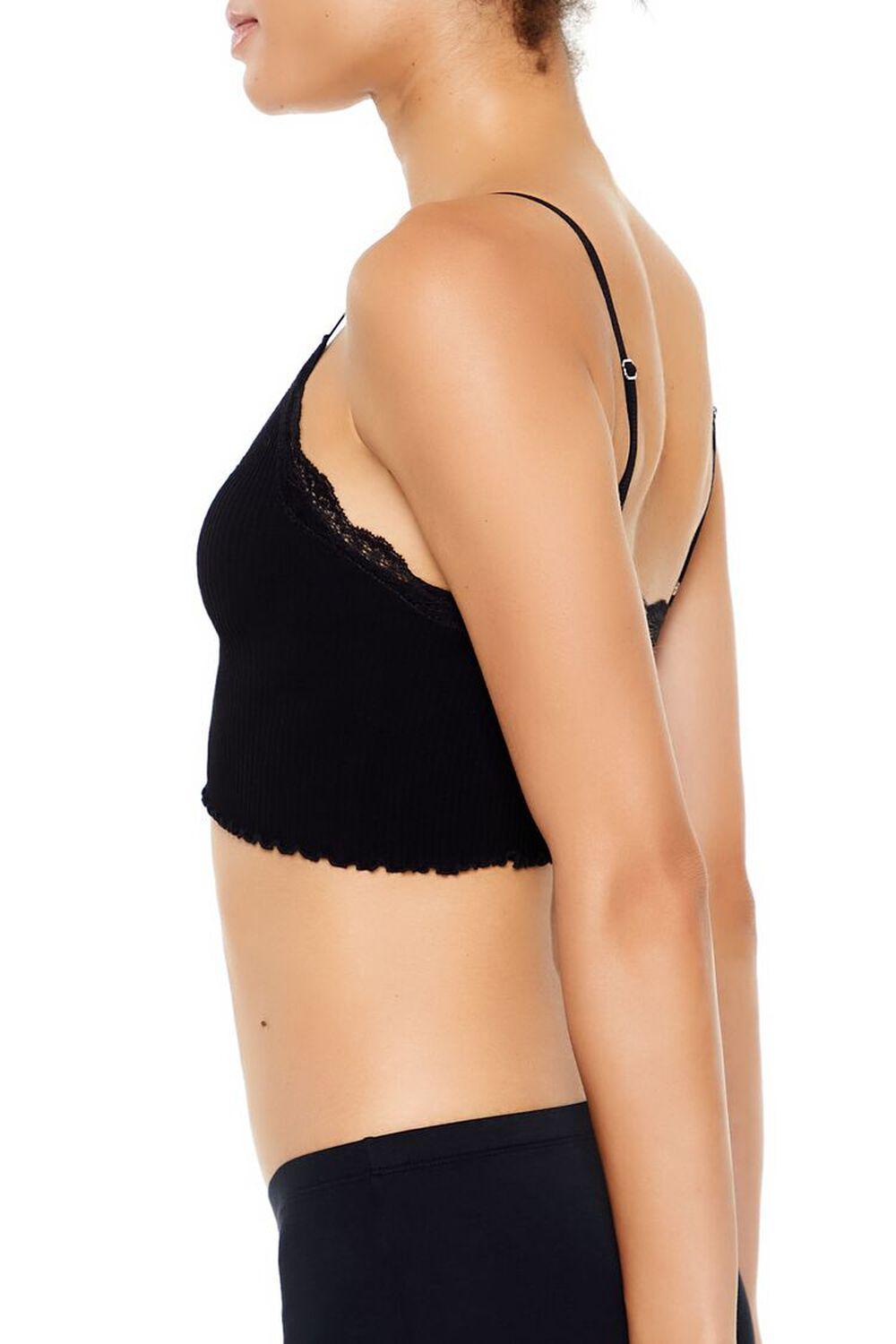 Seamless Lace-Trim Bralette | Forever 21 Product Image