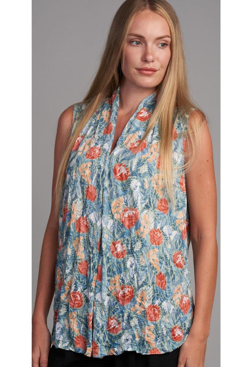 Mint Floral Tank Product Image