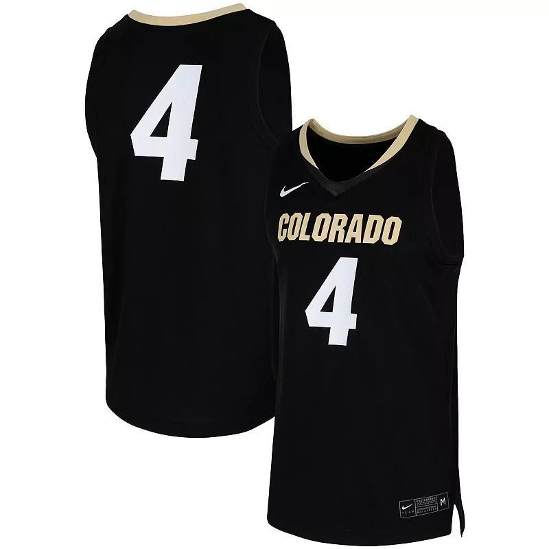 Mens Nike #4 Colorado Buffaloes Team Replica Basketball Jersey Product Image