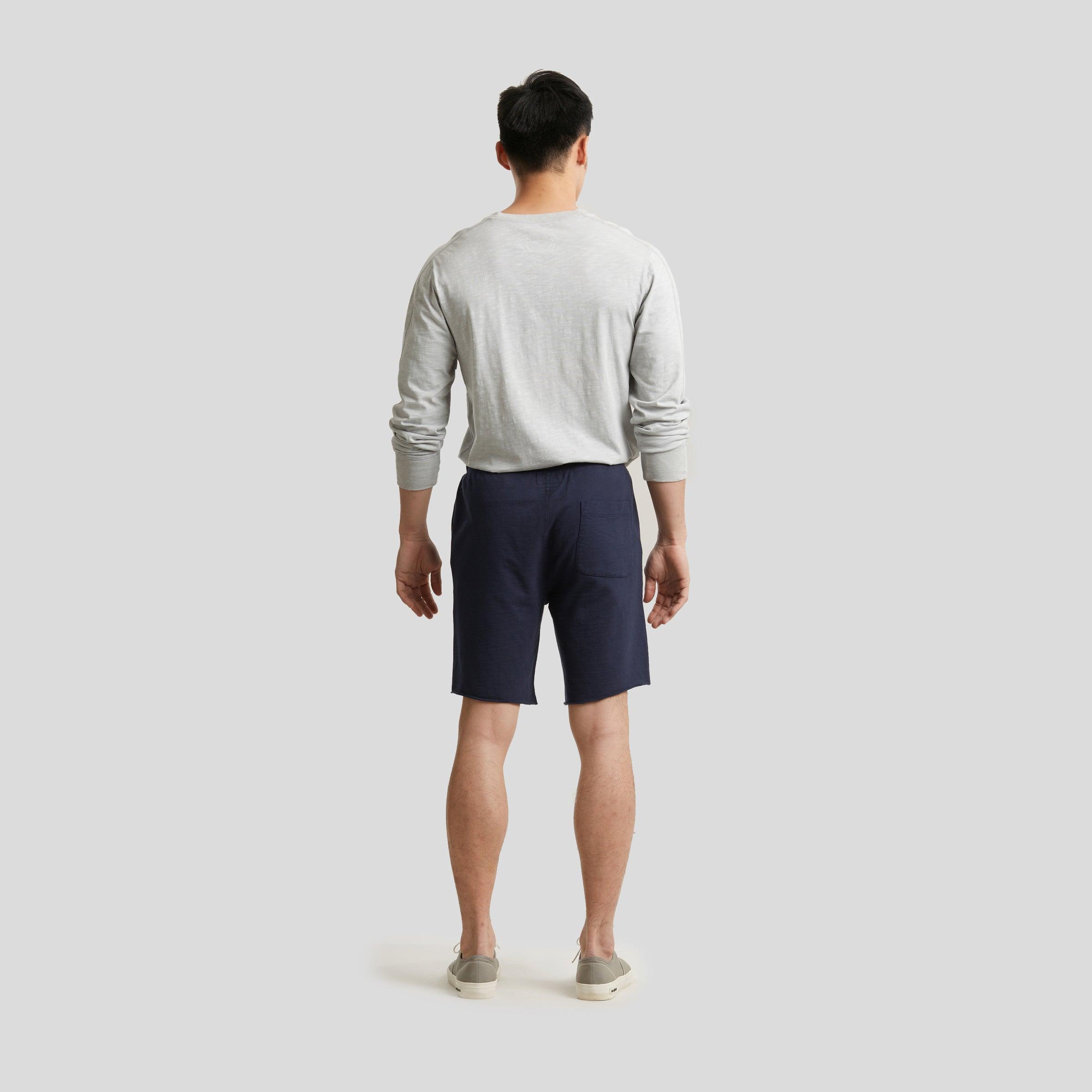 Momo Lightweight Terry Shorts - Navy Product Image