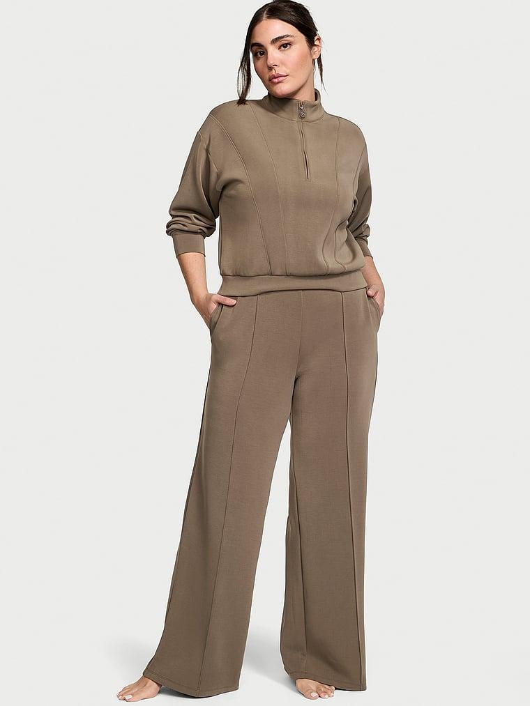 Featherweight Knit Wide-Leg Pants Product Image