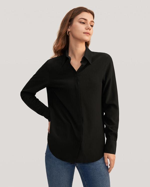 Classic Comfort Silk Shirt Product Image