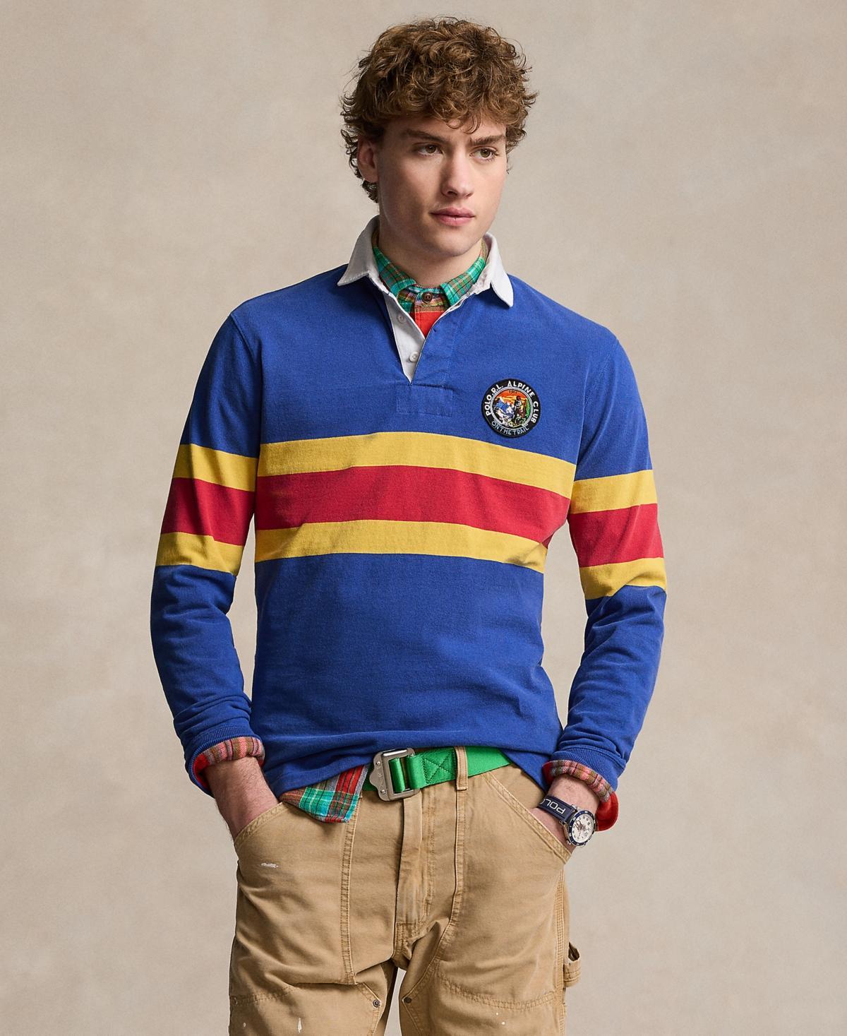 Polo Ralph Lauren Mens Hiking Patch Rugby Shirt Product Image