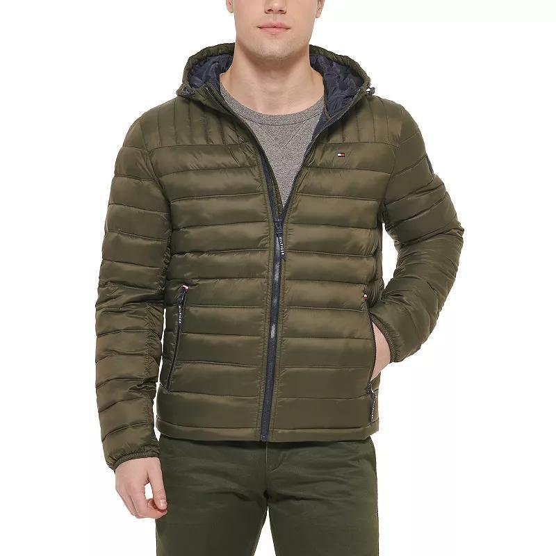 Mens Tommy Hilfiger Hooded Puffer Jacket Product Image