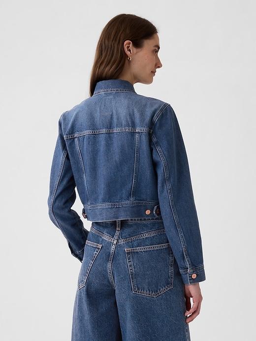 Cropped Denim Jacket Product Image