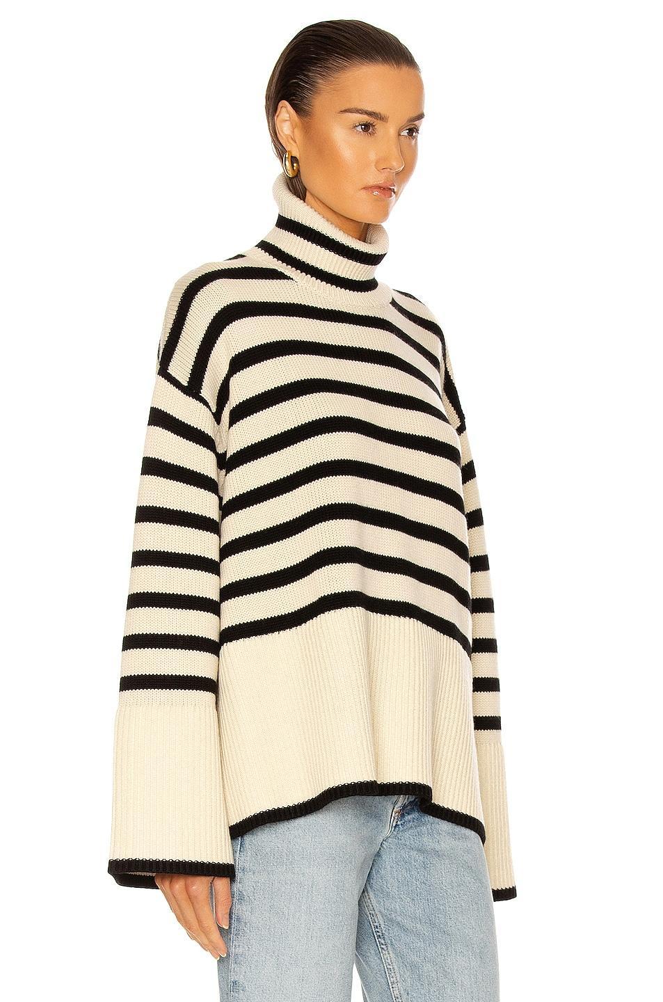 Signature Stripe Wool Turtleneck Product Image