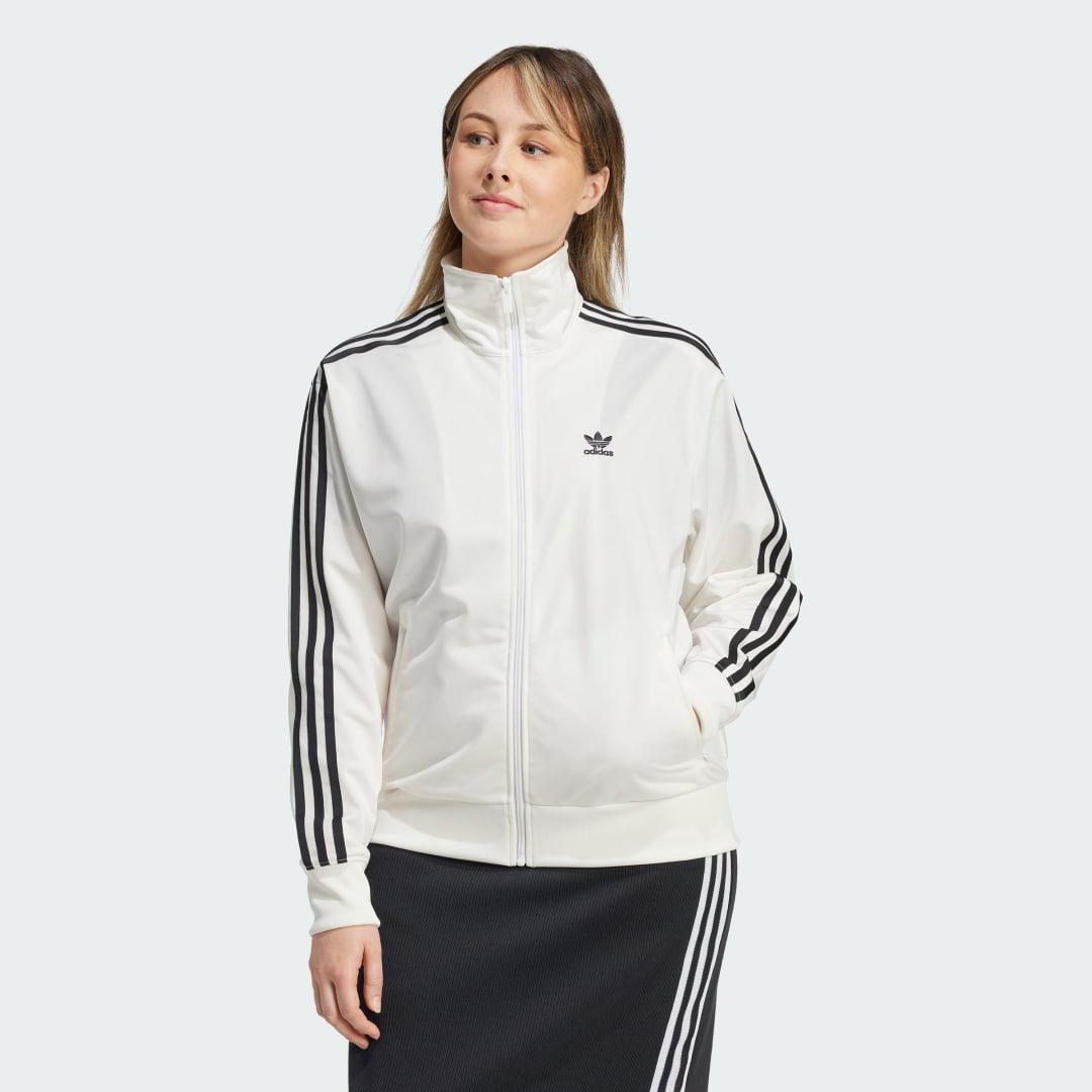 adidas Adicolor Classics Loose Firebird Track Top Dark Blue 2XL Womens Product Image