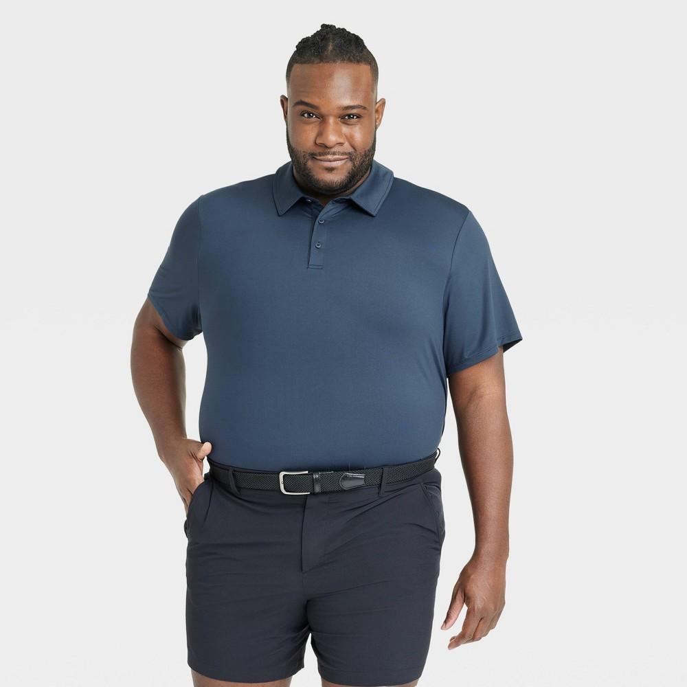 Mens Big Jersey Polo Shirt - All In Motion Determined Blue 2XL Product Image