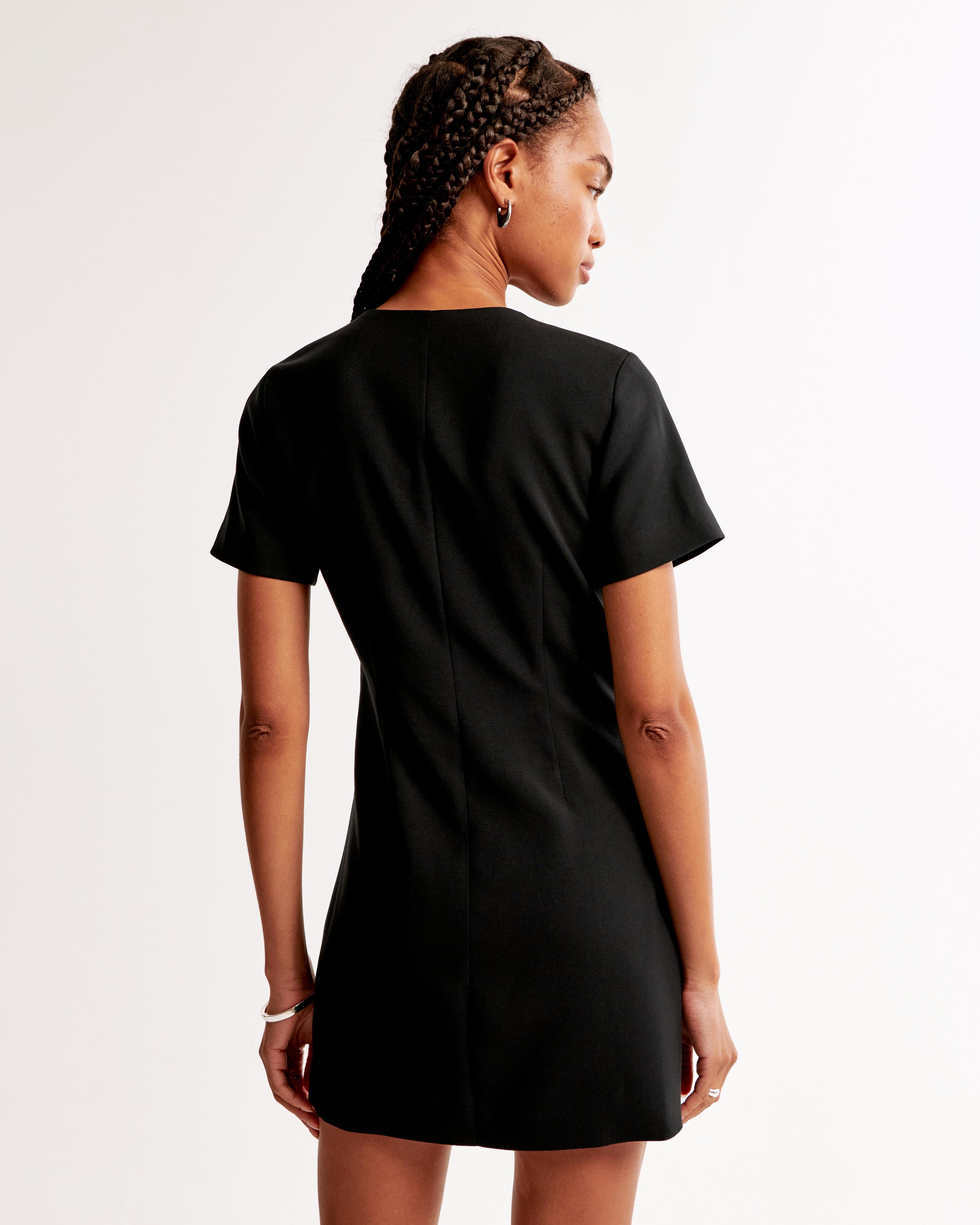 The A&F Mara Short-Sleeve Vest Mini Dress Product Image