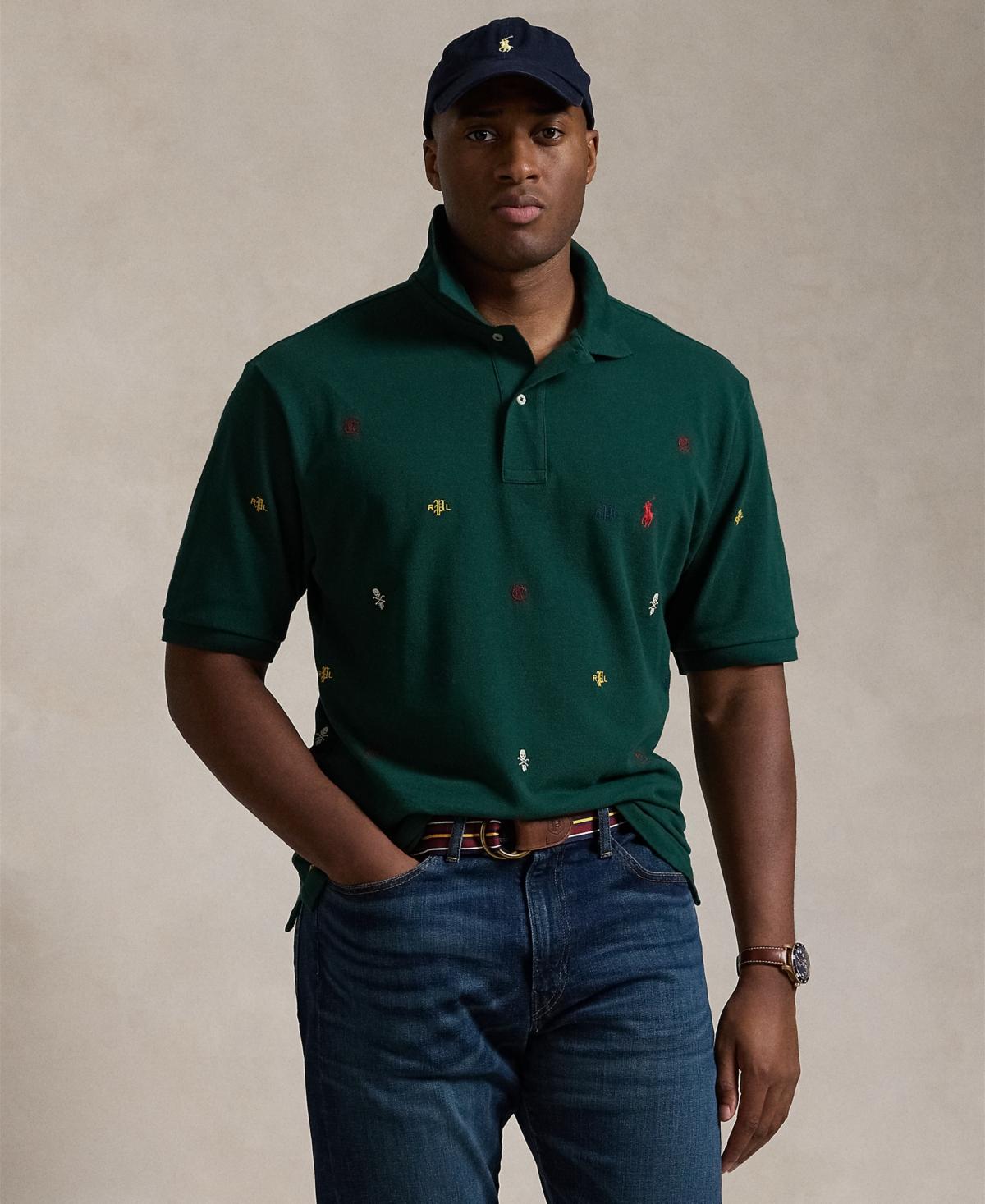 Polo Ralph Lauren Mens Big & Tall Embroidered Mesh Polo Shirt Product Image