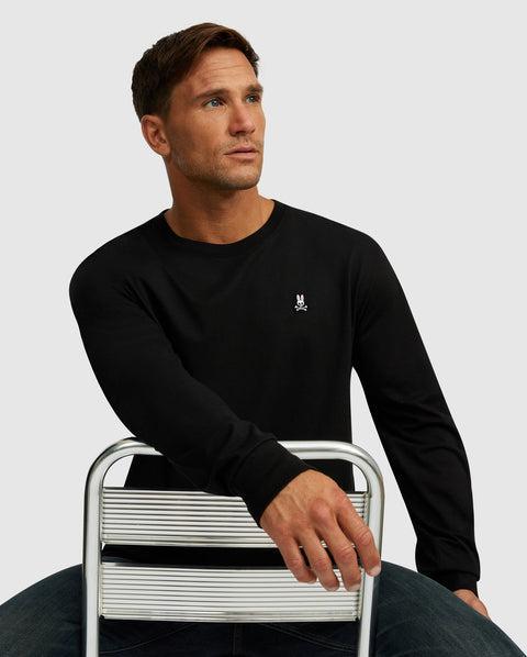 MENS LONG SLEEVE CLASSIC CREW NECK TEE - B6T422ARPC Product Image