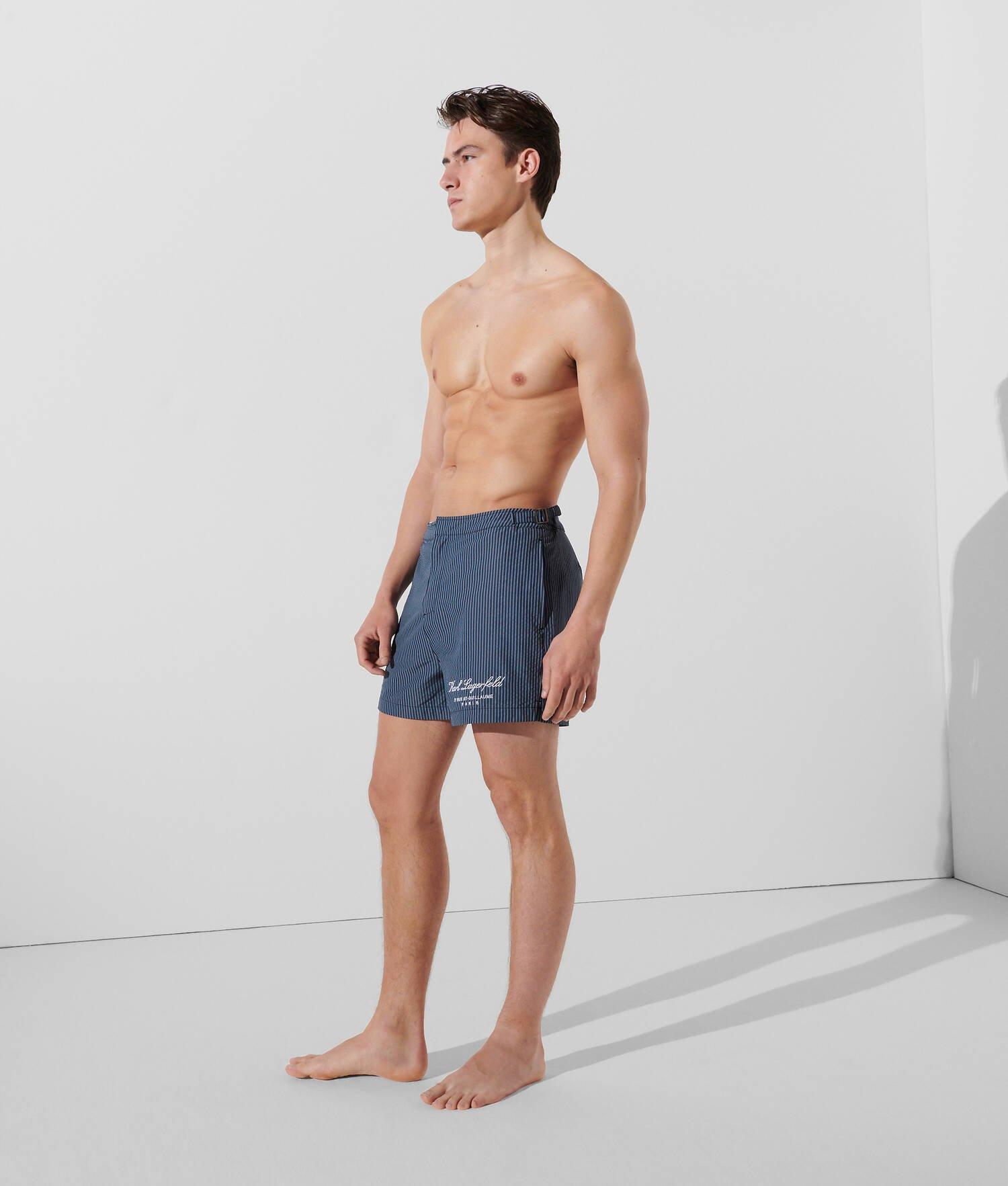 HOTEL KARL STRIPED BOARD SHORTS Product Image