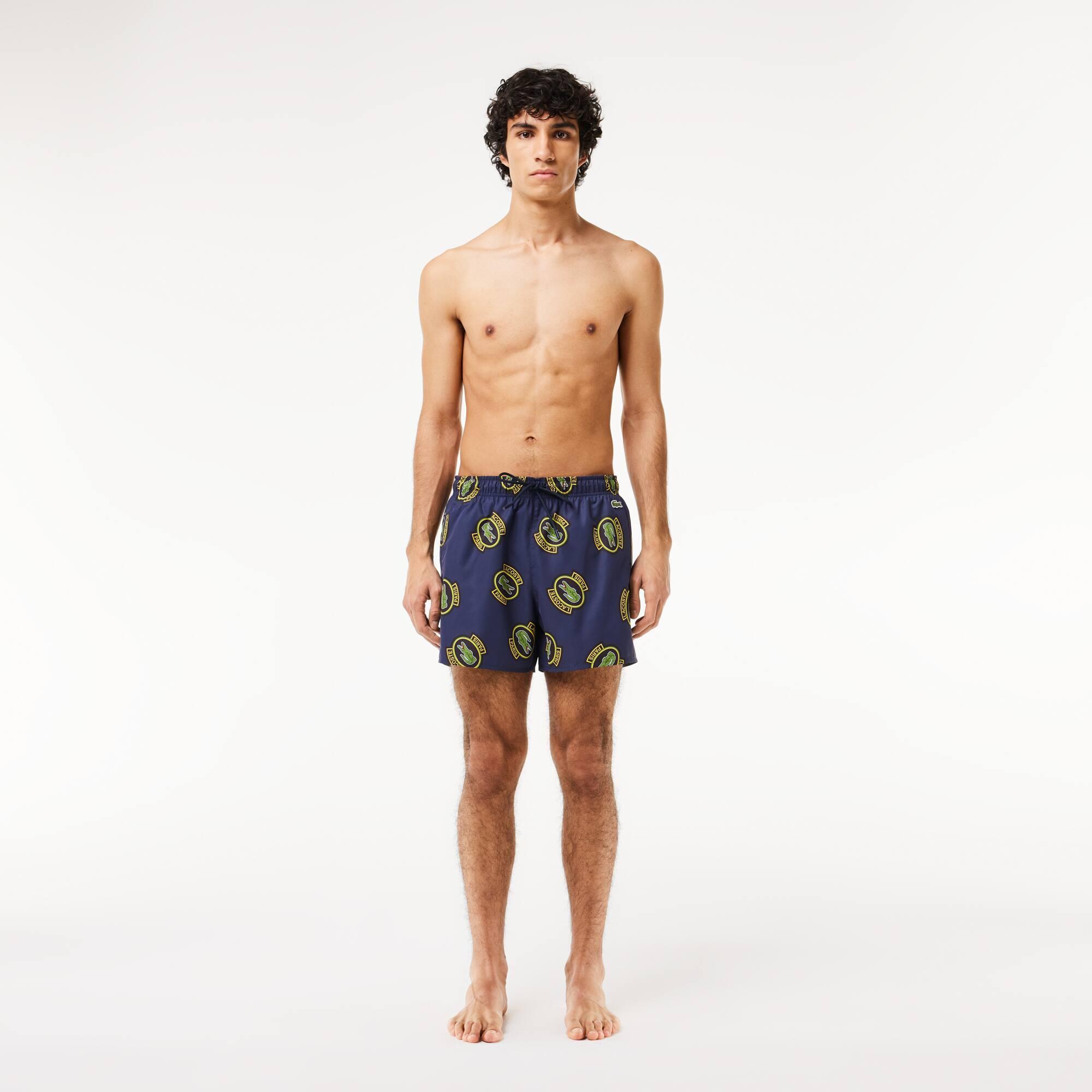 Short Printed Swim Trunks Product Image