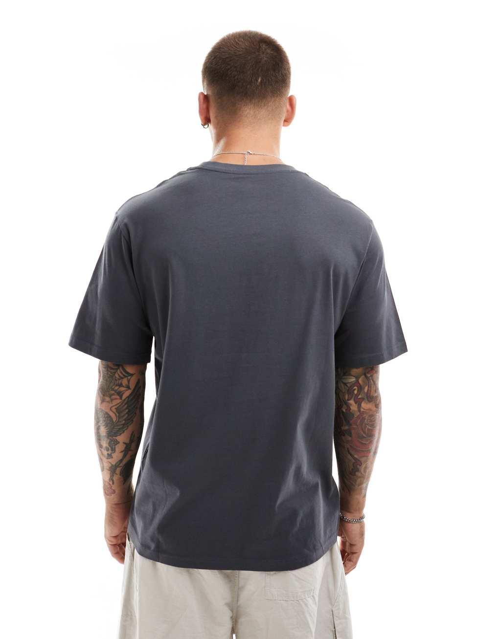 Jack & Jones oversized t-shirt with originals logo in beige  Product Image