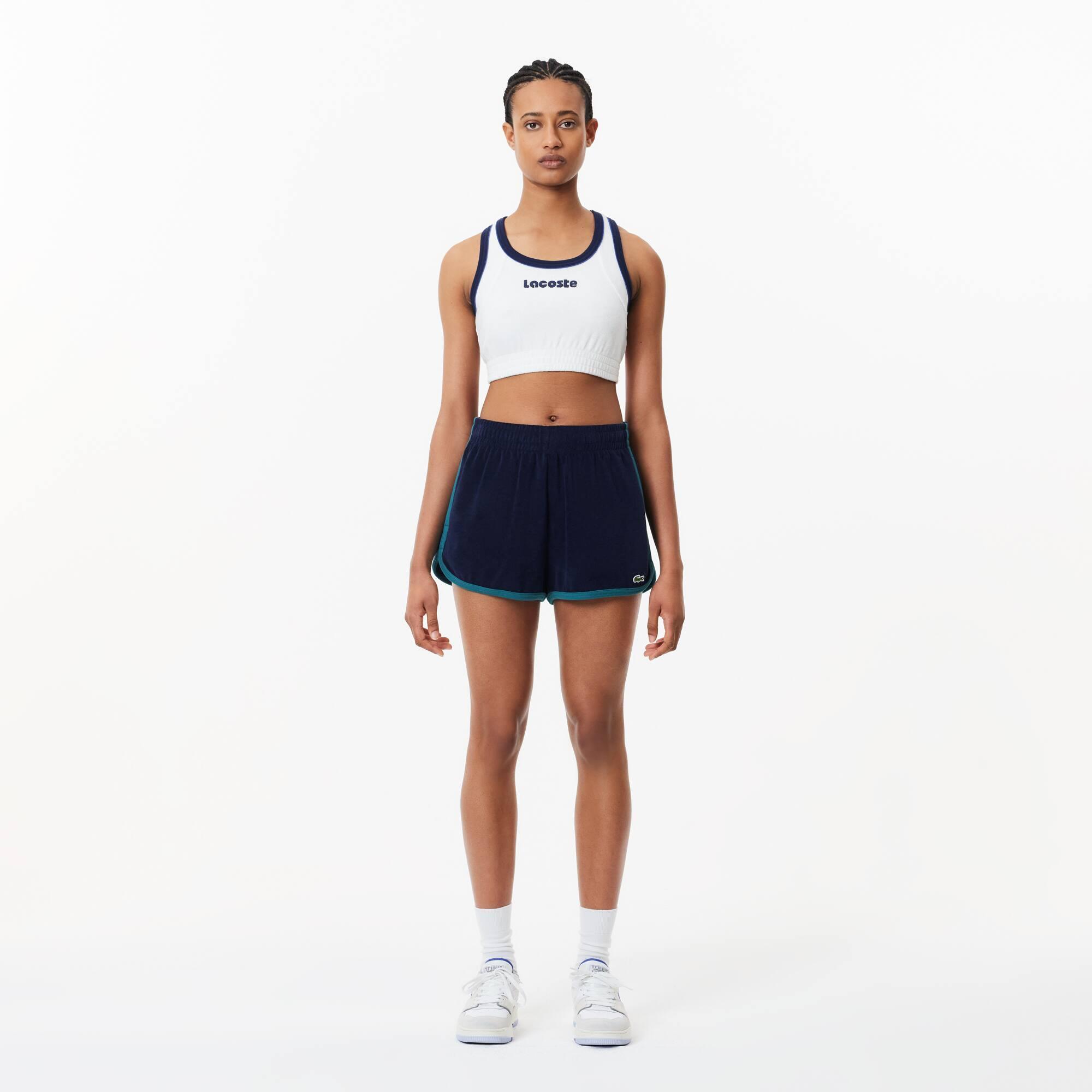 Cotton Terry Contrast Accent Shorts Product Image