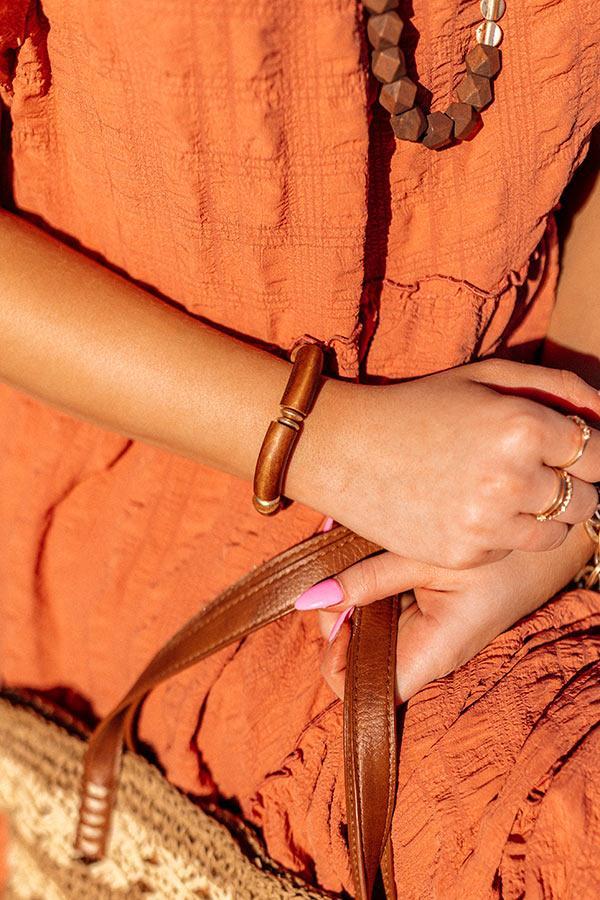 Island Beauty Bracelet In Dark Brown Product Image