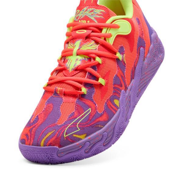 PUMA x LAMELO BALL MB.03 Lo Lava Men's Basketball Shoes in Purple Glimmer/Red Blast Product Image