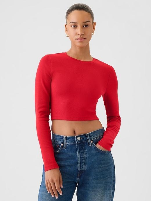 Modern Rib Cropped T-Shirt Product Image